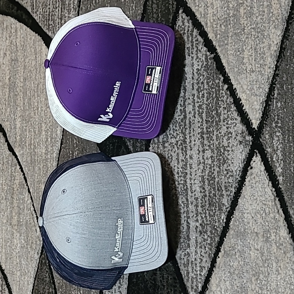 KANEQUIP INC. RICHARDSON EMBROIDERED ORIGINAL 112 MESH TRUCKER HAT BUNDLE